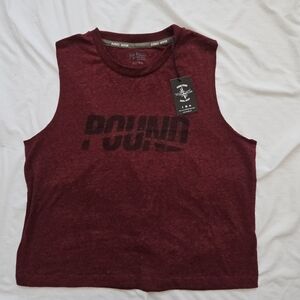 NWT Sleeveless Burgundy Tank Top
